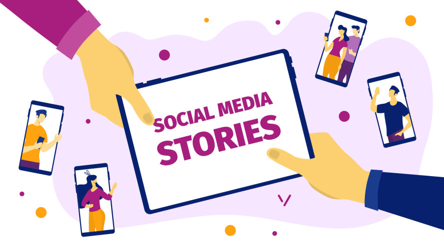 social media stories