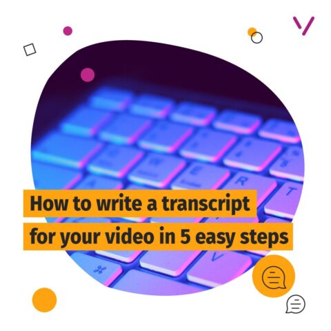 video transcription in 5 steps